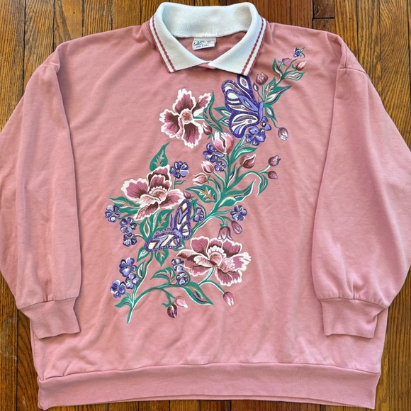Haband Sweaters - 90’s Floral Vintage Granny Sweater